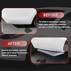 2 PCS Car Rear Bumper Guard Diffuser Splitter Front