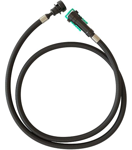Pull-Down Sprayer Hose With Quick Connect – 61 Inches, Black – Fits Indira Kitchen Faucets
