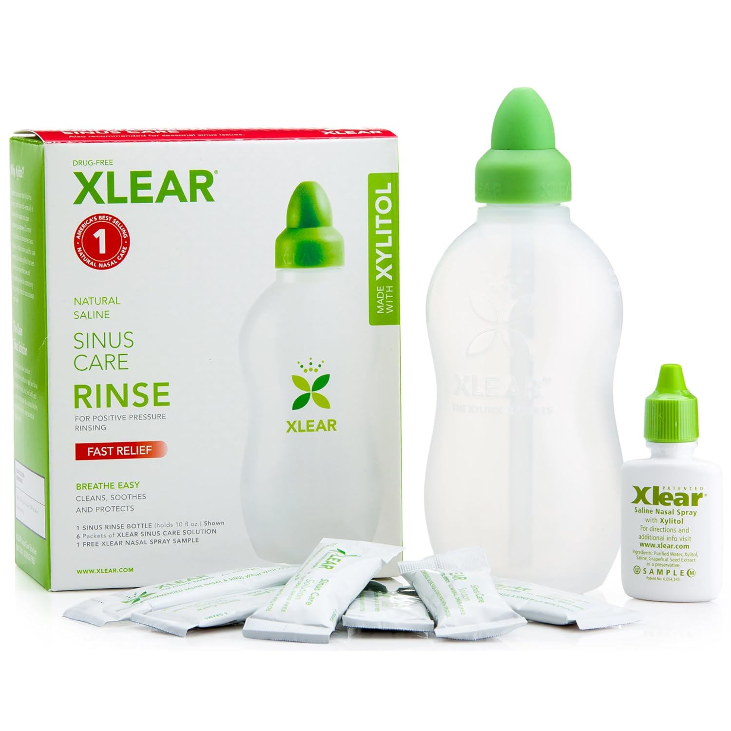 Xlear Sinus Care Rinse System With Xylitol 1 Kit 700596000063 eBay