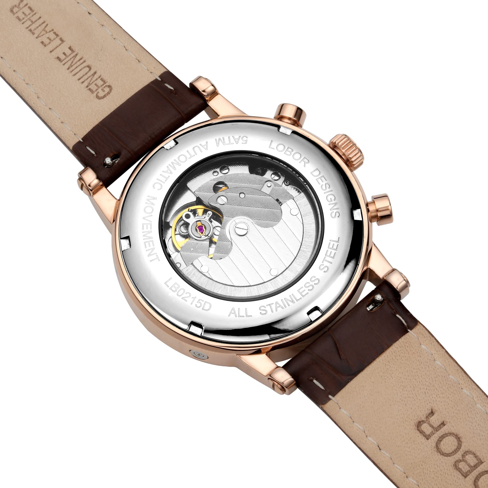 美品　LOBOR HERITAGE COLLECTION 42 Mua 【公式ショップ】LOBOR ロバー 42MM 自動巻き マルチ