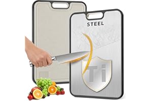 Cutting Board,Titanium Cutting Board, Kitchen Essentials, Cutting Boards for Kitchen, Double Sided Food Grade, Planche a Deco