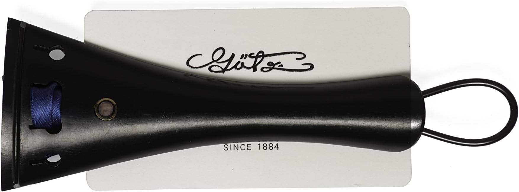Conrad Gotz ZA 350-115 ZA350-115 4.53" Tailpiece with Parisian Eye, Ebony
