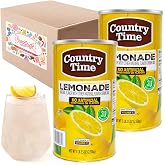 Powdered Lemonade Drink Mix- CountryTime Refreshing Lemonade Mix Powder | Packaged in Resealable Canister with Easy Measure, 5lb Bucket, 2 Pack (Total 10.3lb)