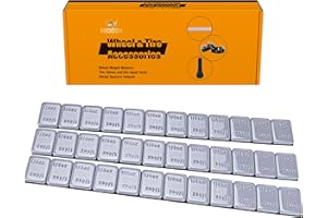 EOTH 1/4 Oz Gray Adhesive Sticky Wheel Weights（1boxes，288pcs,72oz）,Stick on Wheel Weights for Cars Trucks SUVs Motorcycles