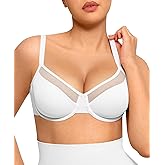 FeelinGirl Minimizer Bras for Women Full Coverage Adjustable Straps Glamorise Underwire Bras for Women Moderate Support