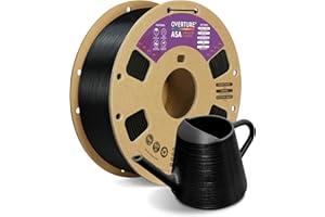 OVERTURE ASA Filament 1.75mm, 1kg Spool (2.2lbs) 3D Printer Filament, Premium Anti-UV, Filament Perfect for Printing Outdoor 