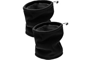 Tatuo Winter Neck Warmer Gaiter for Men Women Ski Fleece Winter Scarf Windproof Face Mask for Skiing Hiking Cycling