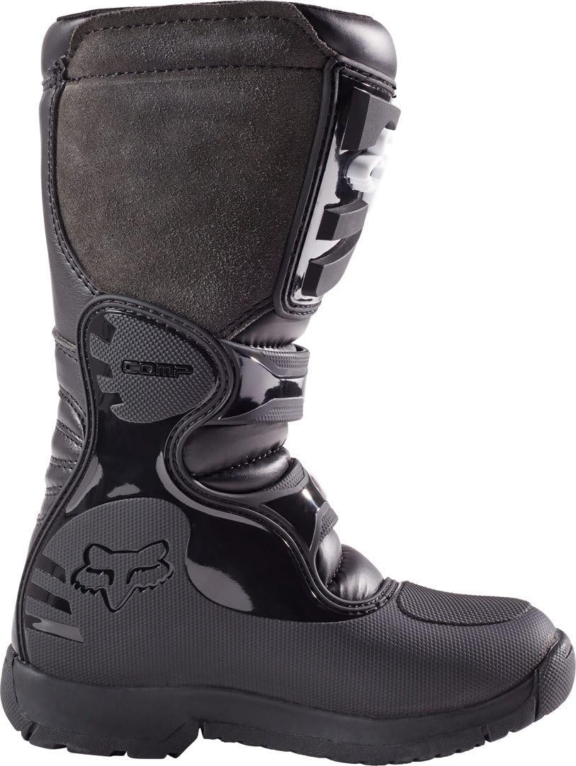 Fox Racing COMP 3Y Boot, Black, 6 Little Kid: Sports & Outdoors