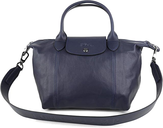 Amazon ロンシャン Longchamp ハンドバッグ 1512 757 556 ル プリアージュ キュイール ネイビー 並行輸入品 Longchamp ロンシャン ハンドバッグ