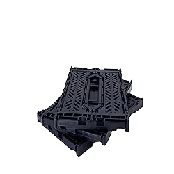 AYKASA Collapsible Storage Bins, Plastic Crate for