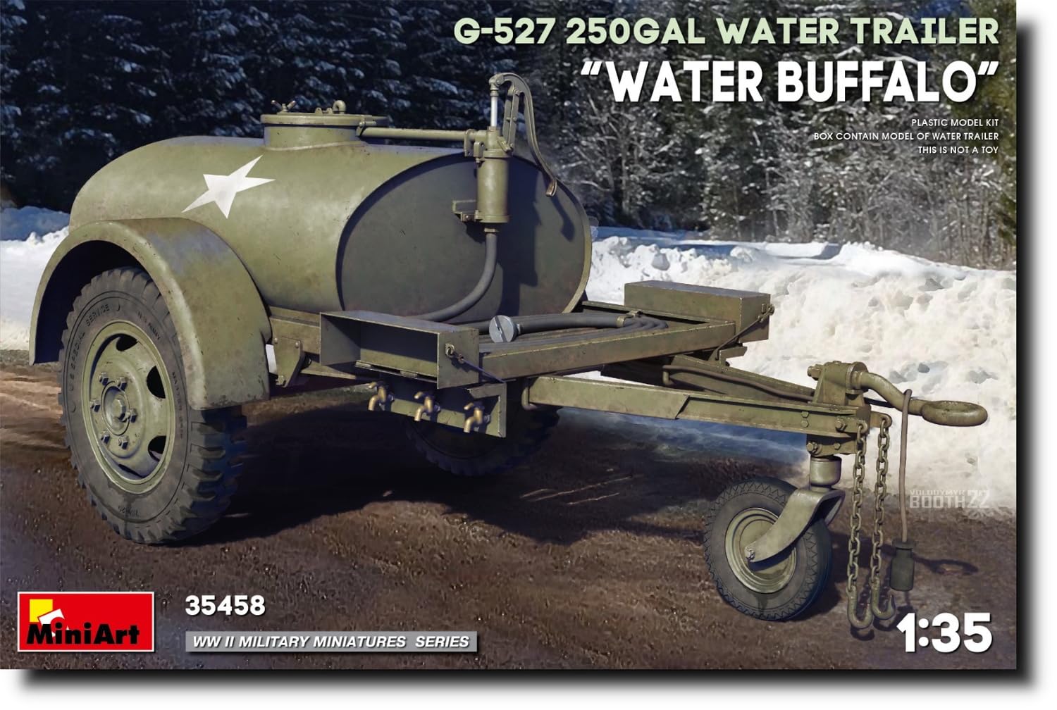 Miniart 1:35 - G-527 250gal Water Trailer 'Water Buffalo'