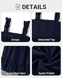 Navy Blue Dress for Women Plus Size Summer Casual