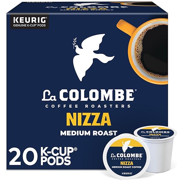 LA COLOMBE® COFFEE ROASTERS NIZZA MEDIUM ROAST COFFEE, SINGLE SERVE KEURIG® K-CUP® PODS, 20 COUNT BOX