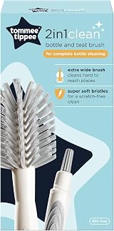Tommee Tippee Closer to Nature 2-in-1 Baby Bottle Brush Assorted view 2