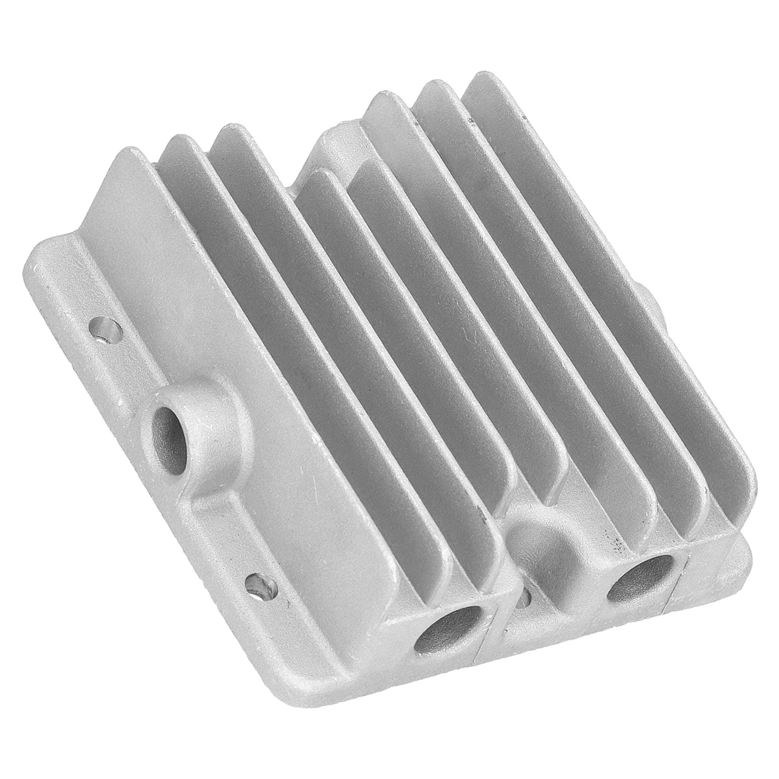 Air Compressor Cylinder Head, Compressor Head Vacuum Pump Cylinder Cover, 550W 11mm Aluminum Air Compressor Cylinder Head for 1100w Air Compressor Parts
