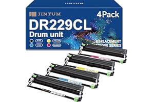 JINTUM Compatible DR229CL Drum Unit Replacement for Brother DR229CL for use with TN229 TN229xl Compatible with Brother MFC-L3780CDW MFC-L3720CDW HL-L3220CDW HL-L3280CDW Printer (4 Pack)