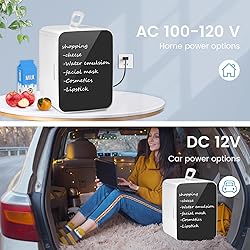 Electactic Compact Mini Fridge, 15 Can Portable