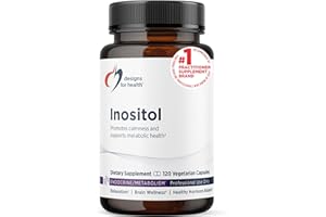 Designs for Health Inositol Capsules - 900mg per Capsule Inositol Dietary Supplement for Female Hormone Support, Relaxation & Liver Health Support - Brain Support Supplement (120 Capsules)