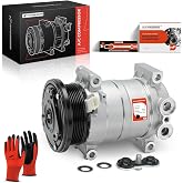 A-Premium Air Conditioner AC Compressor with Clutch | Compatible with Chevy Express 1500 2500 3500 S10 &amp; GMC C4500 C5500 Topkick Jimmy Savana &amp; Hummer &amp; Isuzu &amp; Oldsmobile