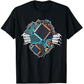 Hardware Computer Engineer CPU Chip Circuit Motherboard T-Shirt