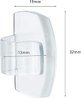 Command 17017AW Outdoor Cable Clamps Hooks Transparent White Strips Pack 8 view 3