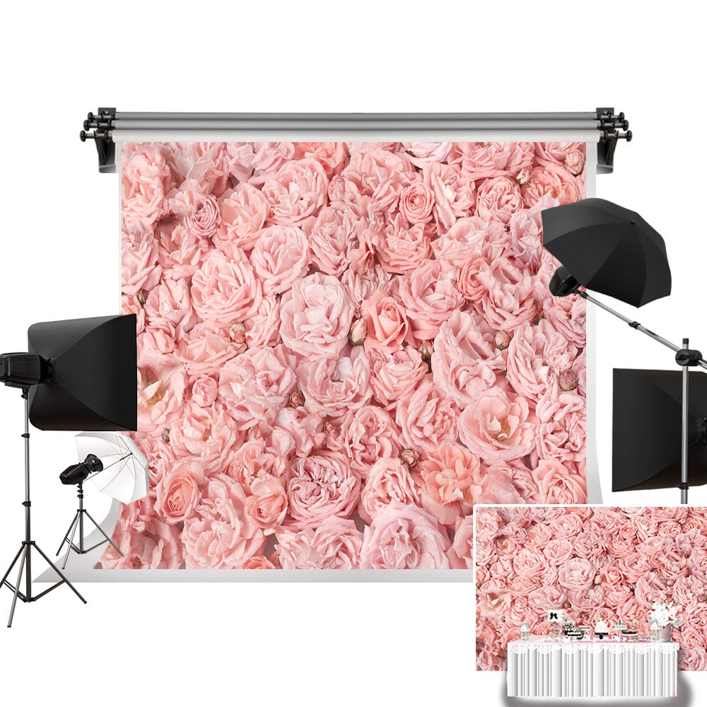 Kate 7x5ft/2.2m(W) x1.5m(H) Wedding Bsckground Flowers Photo Backdrops Pink Rose Floral Backdrop Wedding Photography Backgrounds Photo Photography Studio Props