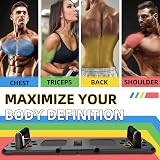 Suewidfay Push Up Board 24 in 1 with Automatic Count Black-1 view 2