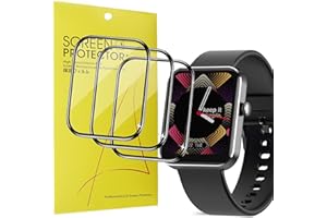 Compatible with Apex Fit Plus Watch Screen Protector, Lamshaw 3D Full Coverage PET Screen Protector Film Compatible with Apex