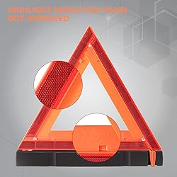 WORKKOOL 3 Pack Foldable Warning Reflective
