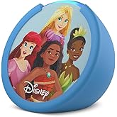 Amazon Echo Pop Kids (newest model), Designed for kids, Designed for Alexa+, parental controls, Includes 6 months of Amazon Kids+, Disney Princess