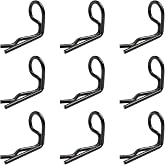 GDOOL 30-Pack 90-Degree Angle 1mm Body Clips Bent Springy Pins WJ07 for All 1/16 1/18 1/20 Scale Model Car Truck Crawler Truck(Black)