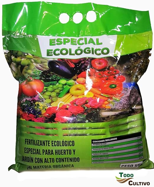 Abono ecológico orgánico con acidos humicos para 25 Metros ...