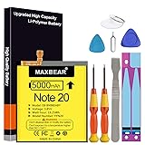 MAXBEAR Galaxy Note 20 Battery, (Upgraded) 5000mAh