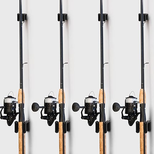 Pumtus 60 Pack Fishing Pole Holder Clips, Billiards Pool Cue Clips