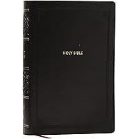 NKJV Holy Bible, Giant Print Center-Column Reference Bible, Black