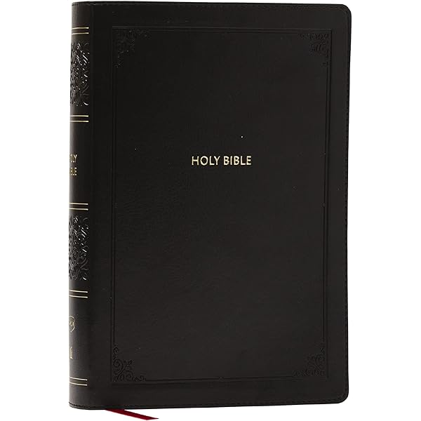 NKJV Giant Print End-of-Verse Reference Bible, Brown Leathersoft