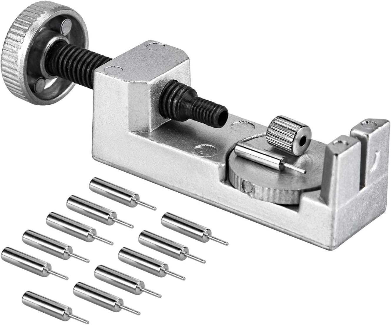 Coyaho Watch Link Remover Kit, Watch Band Tool Link Removal Tool Watch Pin Removal Tool Watch Sizing Tool, Watch Band Link Remover with 12 Extra Punch Pins: Home Improvement