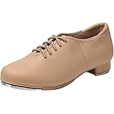 Linodes PU Leather Lace Up Tap Shoe Dance Shoes for Women and Men's Dance Shoes