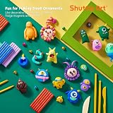 Shuttle Art Polymer Clay Kit 50 Colours 19 Tools 10 Accessories Non-Toxic view 5