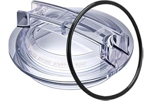 RUHUALIFE Threaded Strainer Cover with O-Ring Compatible with Hayward Super II SP3000 and SP3000X Pumps, Strainer Lid Fit for Hayward C Series Feeders, Pool Pump Cover Lid Replace# SPX3100D