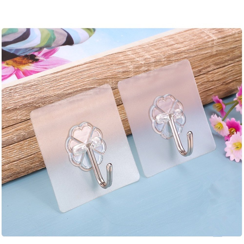 Command Hooks Transparent Heavy Duty Command Hook Wall Mount Hanging