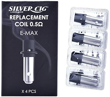 Silver Cig E-MAX30 Ersatzkopf 0,5 Ohm 4er Packung
