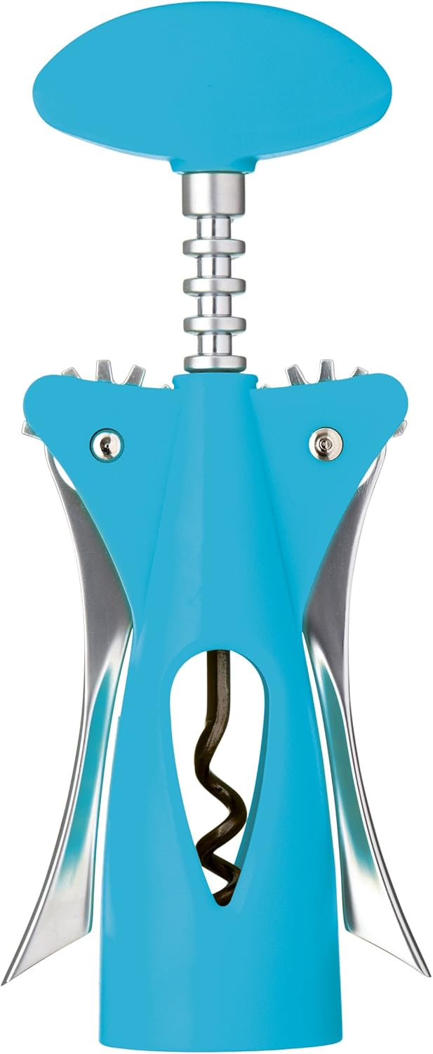 Kitchen Craft Colourworks Turquoise Blue Winged Corkscrew