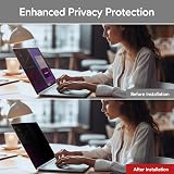 BERSEM 16 inch Laptop Privacy Screen Filter 16:9 Anti Spy Anti Glare Anti view 4