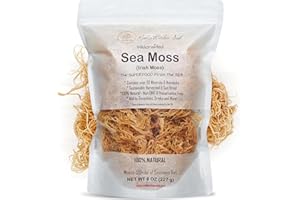 Sea Moss | Irish Sea Moss | Wildcrafted - 100% Natural, Makes 120+oz/3.5L of Seamoss Gel from St. Lucia | Dr. Sebi - 227g