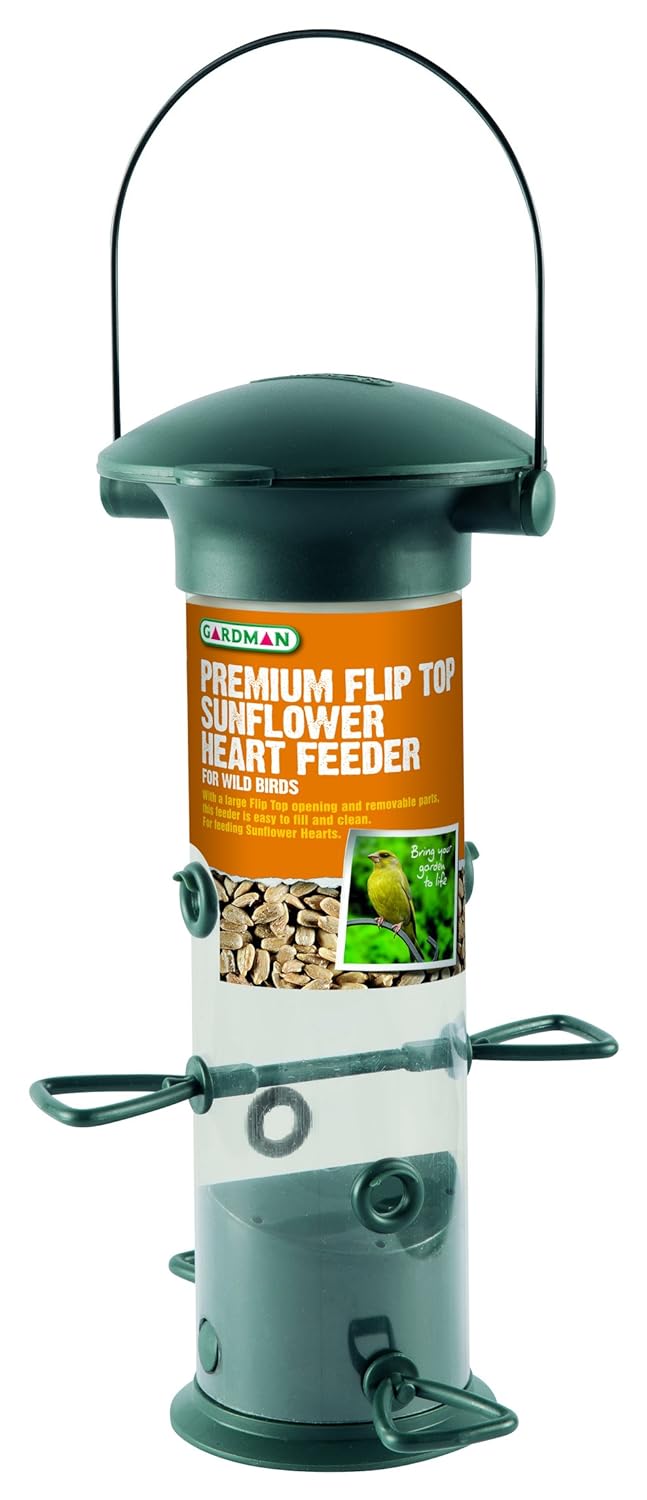 Premium Flip Top Sunflower Hearts Feeder Amazon Co Uk Pet Supplies