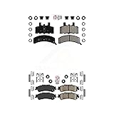 AmeriBRAKES Front Semi-Metallic Rear Ceramic Disc