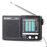 BAIJIALI AM FM Portable Radio with Headphone Jack