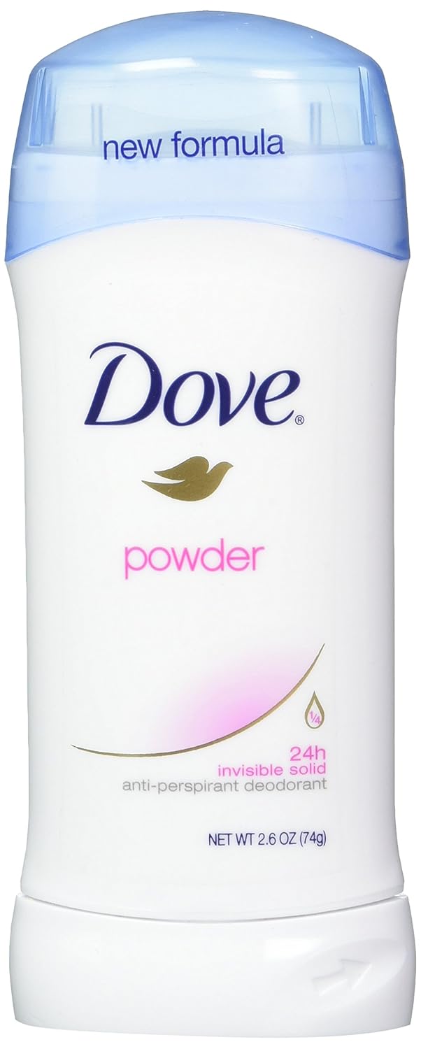Dove Anti-Perspirant Deodorant, Powder, 2.6 Ounces (Pack of 4)