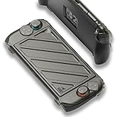 Savage Raven by Skull & Co. StandGrip Front Cover Bundle for Nintendo Switch 2: Protective Case with Textured Grips Full Protection and Hard-Shell Front Cover Handheld Design - Smoky Black